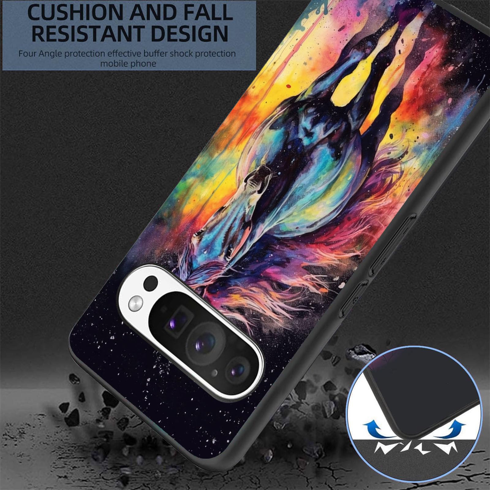 Designed For Google Pixel 9 Pro Xl Case,Soft Frosted Tpu Ultra Thin Cover,Shock-Absorption,Anti-Scratch Protective Case For Goog